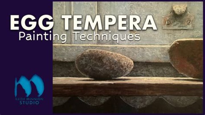 What is the medium of egg tempera?