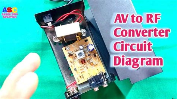What is the purpose of AV to RF converter?