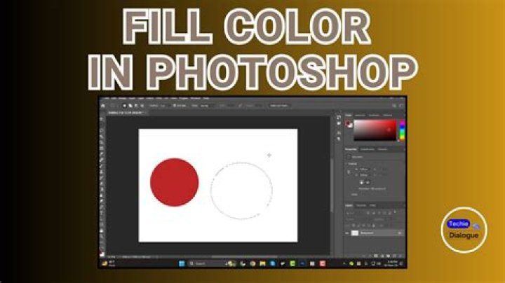 What is the shortcut to fill color in Photoshop?