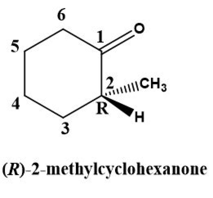 What is the structure of 4 methylcyclohexanone?