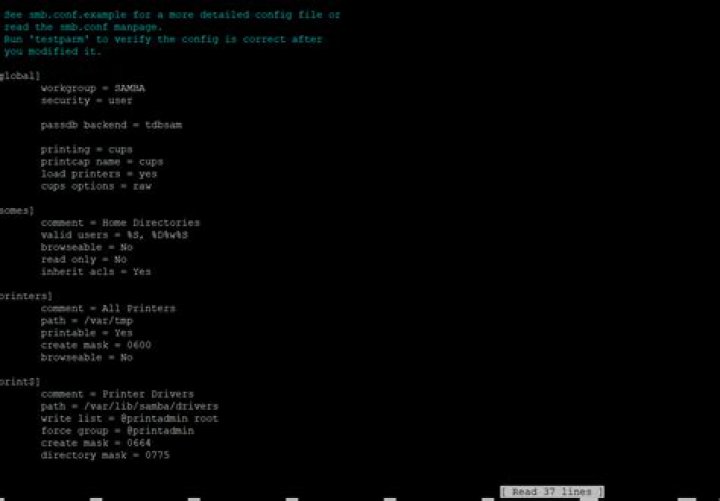 What is valid users in SMB conf?