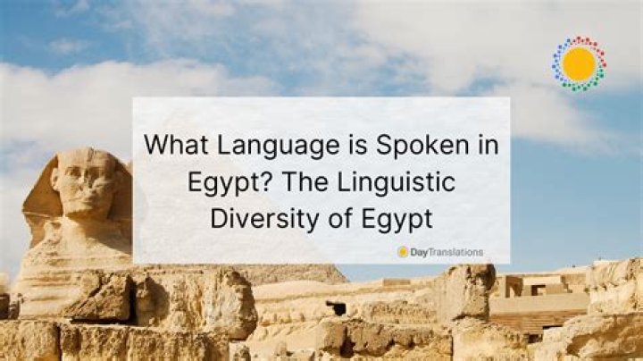 What language is spoken in Egypt today?