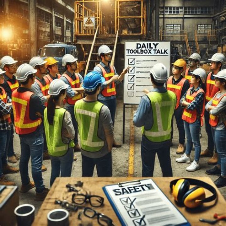 What must be contained in toolbox training?