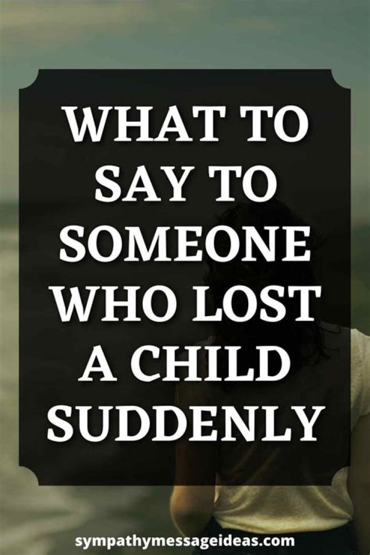 What to say to someone who has lost a grandchild?