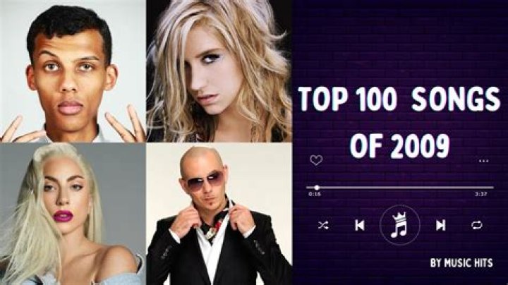 What was the most played song of 2009?