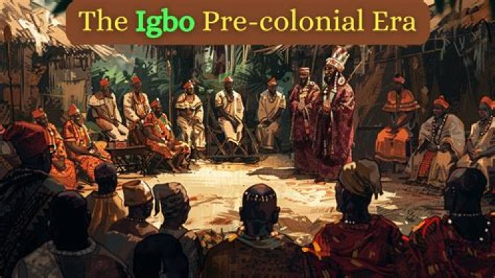 What was the structure of the Igbo precolonial system?