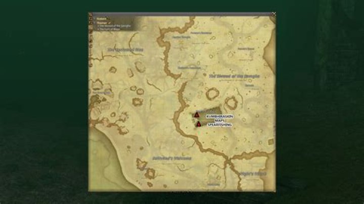 Where are mining nodes Ffxiv?