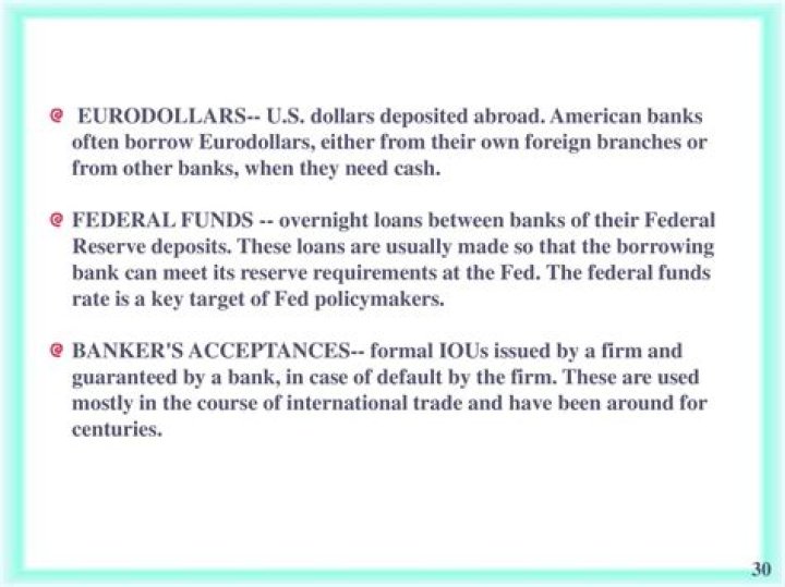 Where can Eurodollars be redeemed?