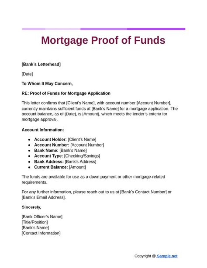 Where can I get a proof of funds letter?