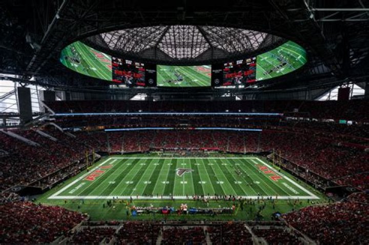 Where is the new Atlanta Falcons stadium located?