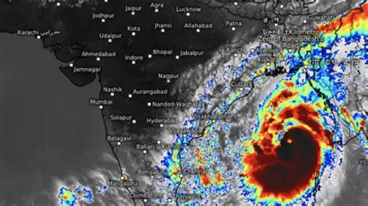 Which cyclone has recently hit India?