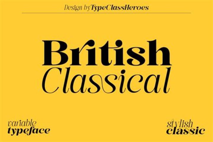 Which is the most classic font?