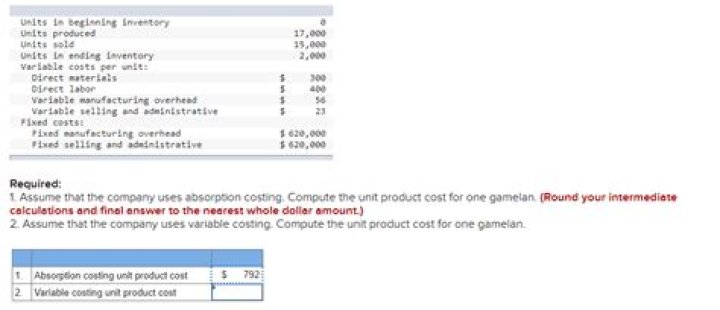 Which of the following is true of company that uses absorption costing?