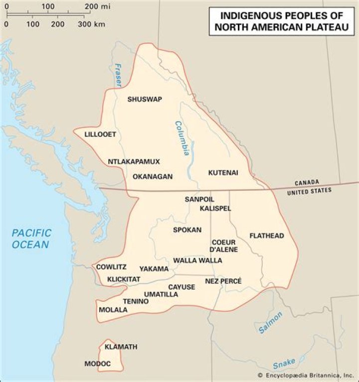 Which plateau is in North America?