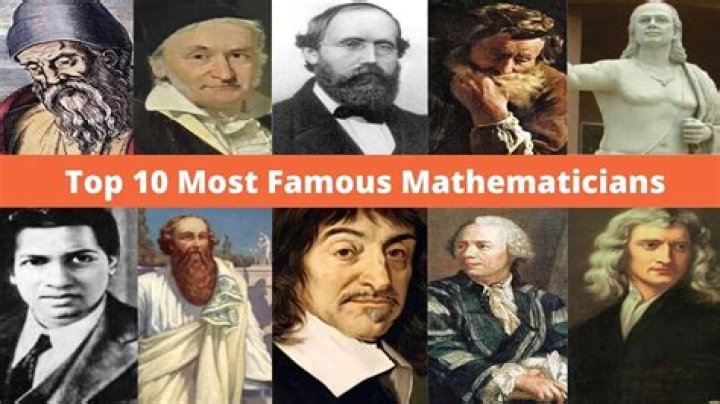 Who are the top 5 influential mathematicians?