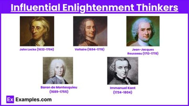Who were the 5 Enlightenment philosophers?