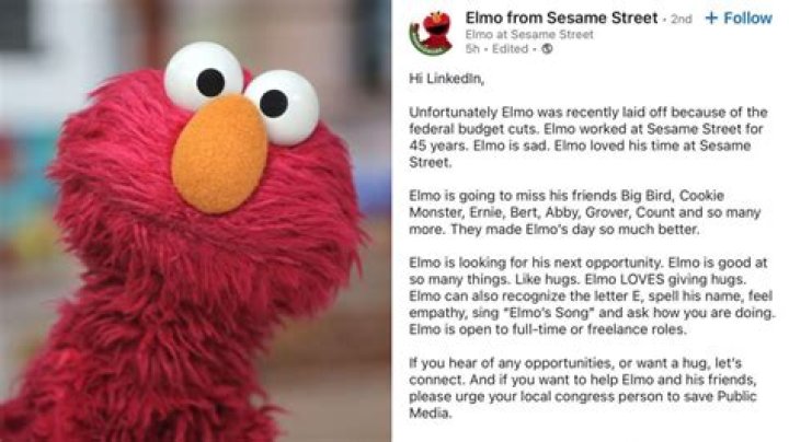 Why did the voice of Elmo get fired?