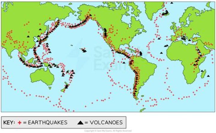 Why do earthquakes and volcanoes occur at plate boundaries?
