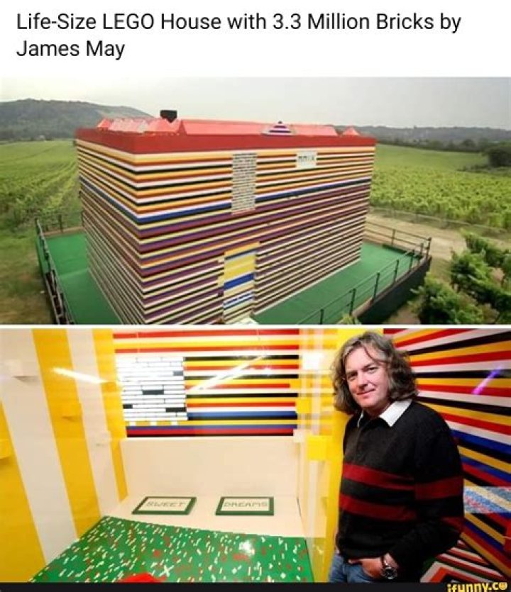 Why was James May Lego house demolished?