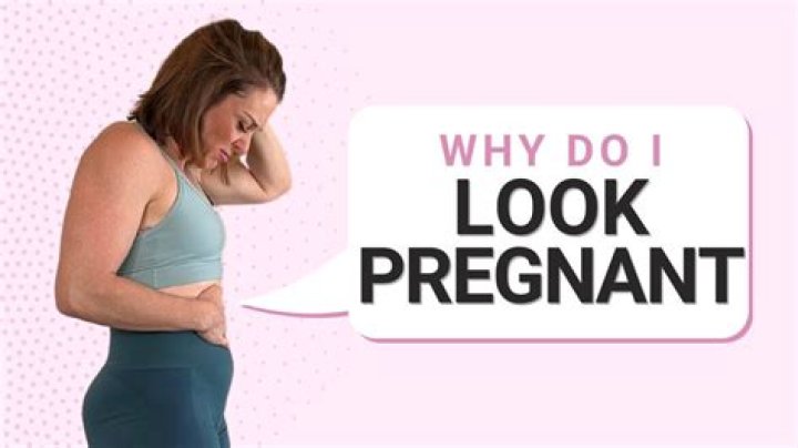 Will I look pregnant if overweight?