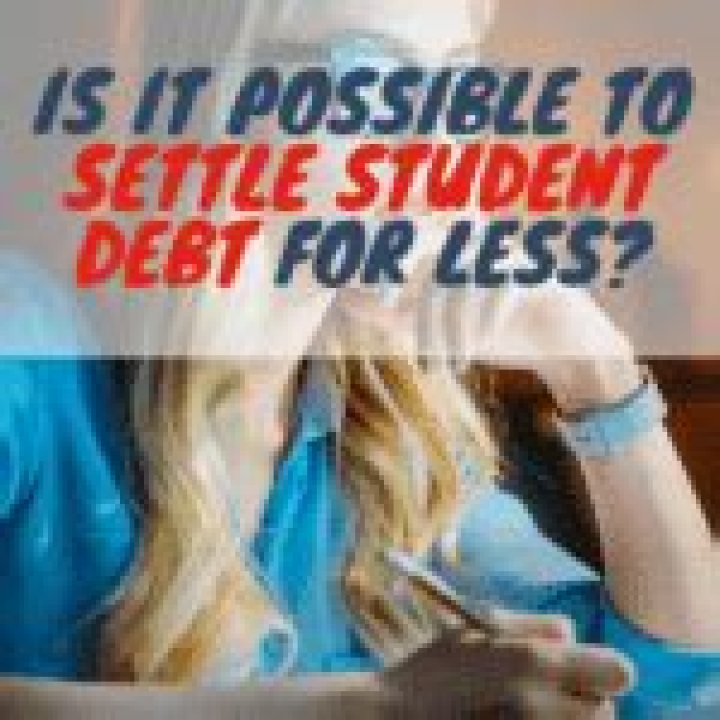 Will private student loans settle for less?